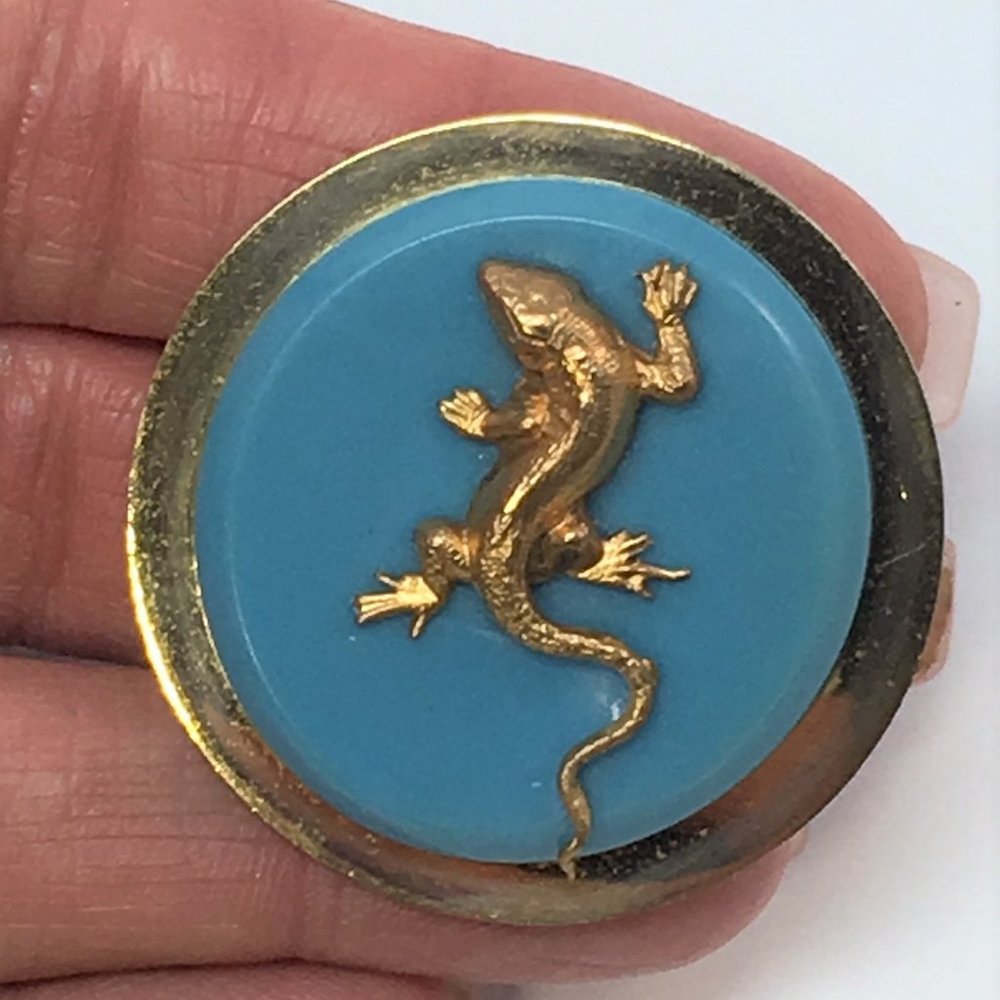 1940's Depose (Jean Painlevé) Salamander Brooch